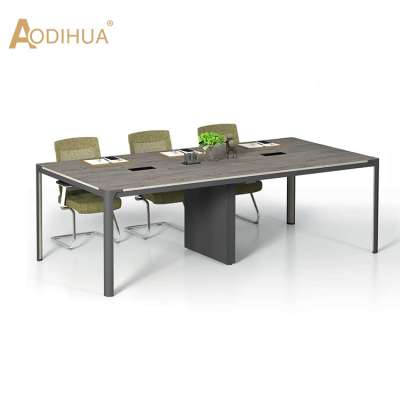 Executive simple metal frame conference table