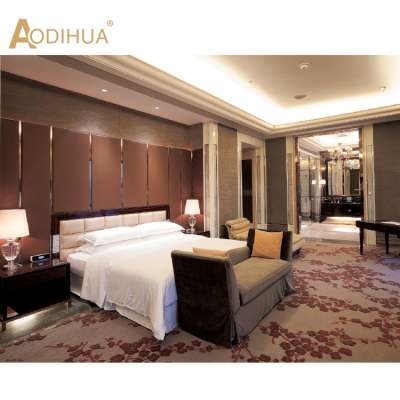 Simple hotel king room design furniture with competitive pricing