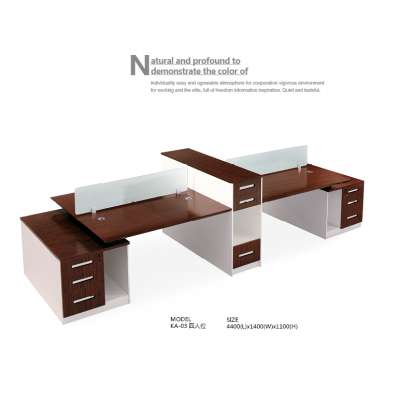 MDF wooden office workstation from foshan furniture market/office workstation partition KA-03